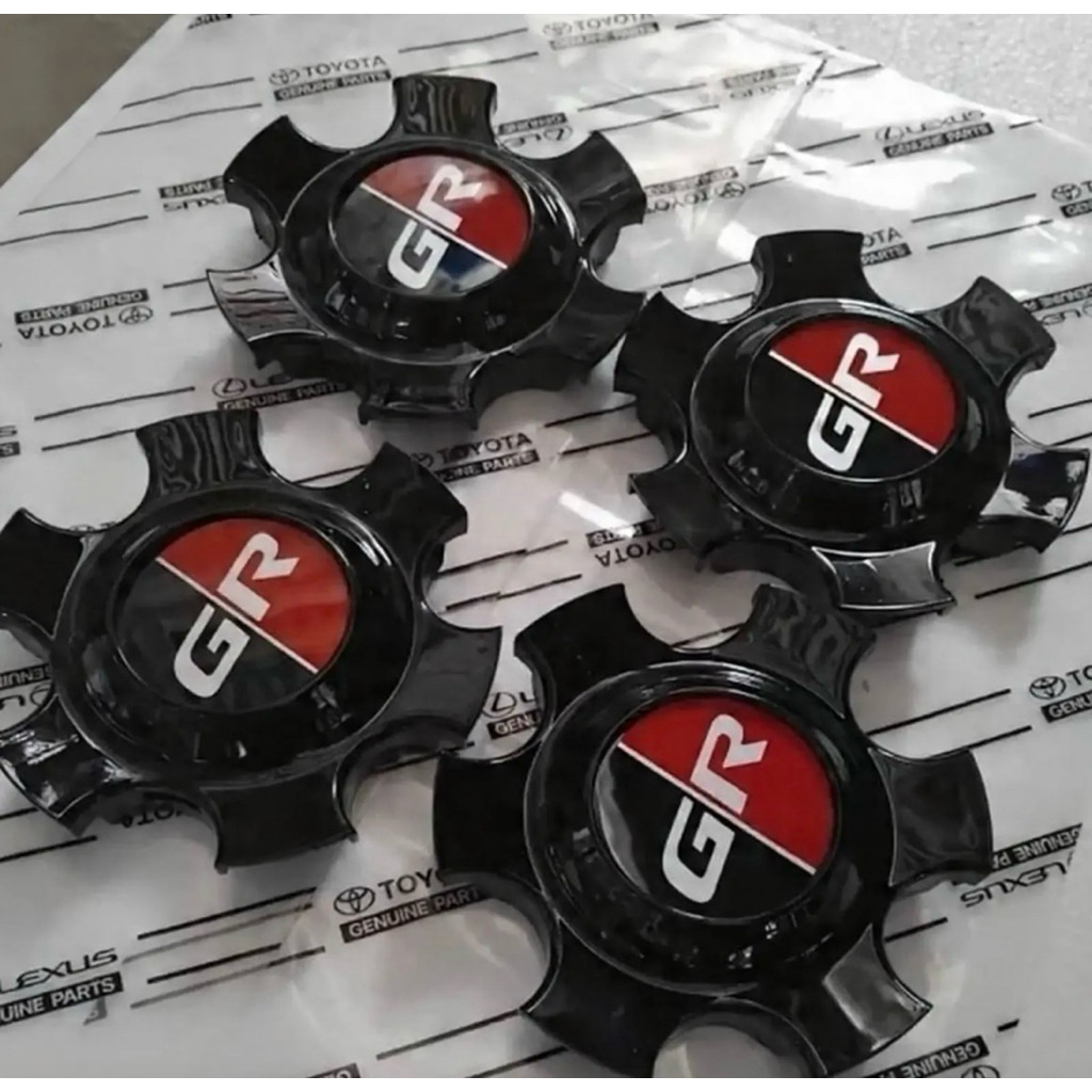 TUTUP VELG ATAU DOP RODA FORTUNER GR VRZ TRD MODEL CUSTOM GR GAZO RACING 2019-2025 Original 1 Set 4p