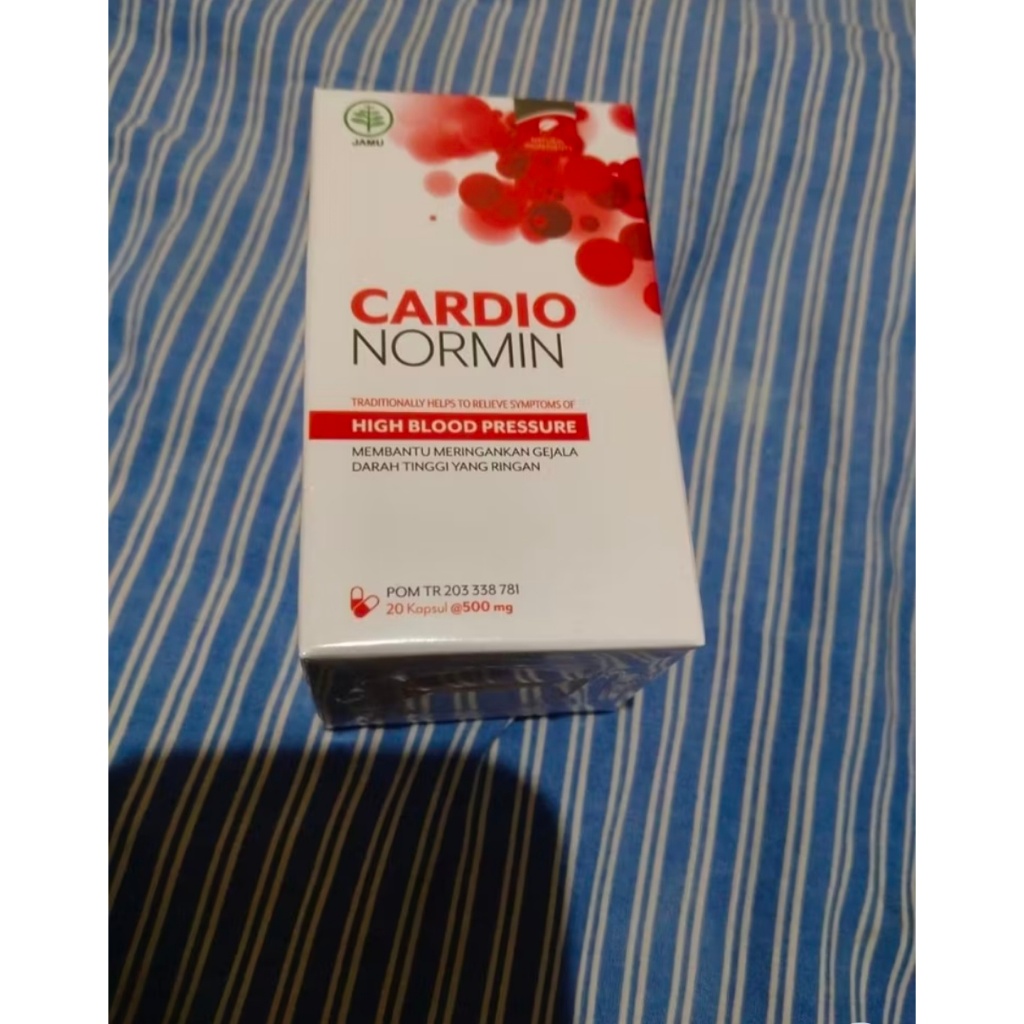 Cardionormin Herbal Hipertensi dan Jantung Original 20 Kapsul