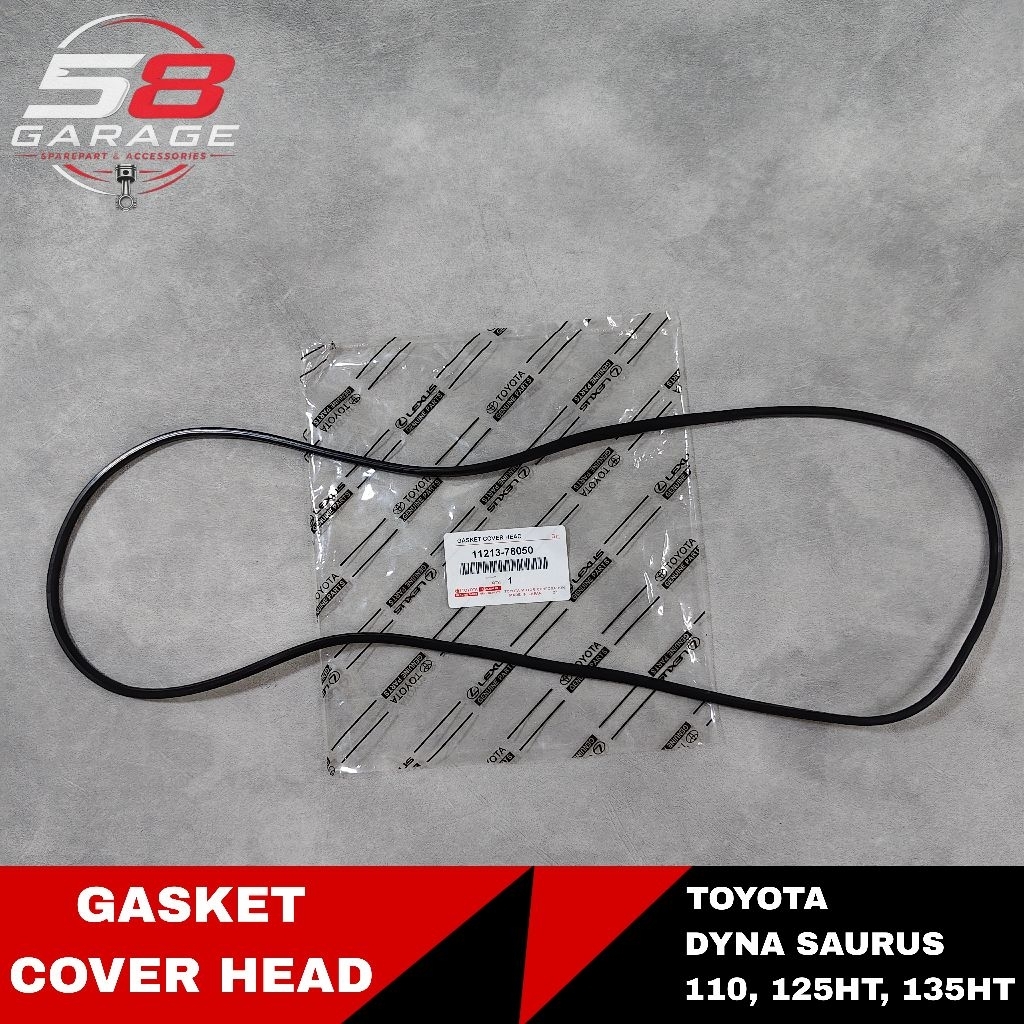 PACKING KARET TUTUP KLEP PAKING GASKET COVER HEAD TOYOTA DYNA SAURUS 110 125HT 135HT SPAREPART MOBIL