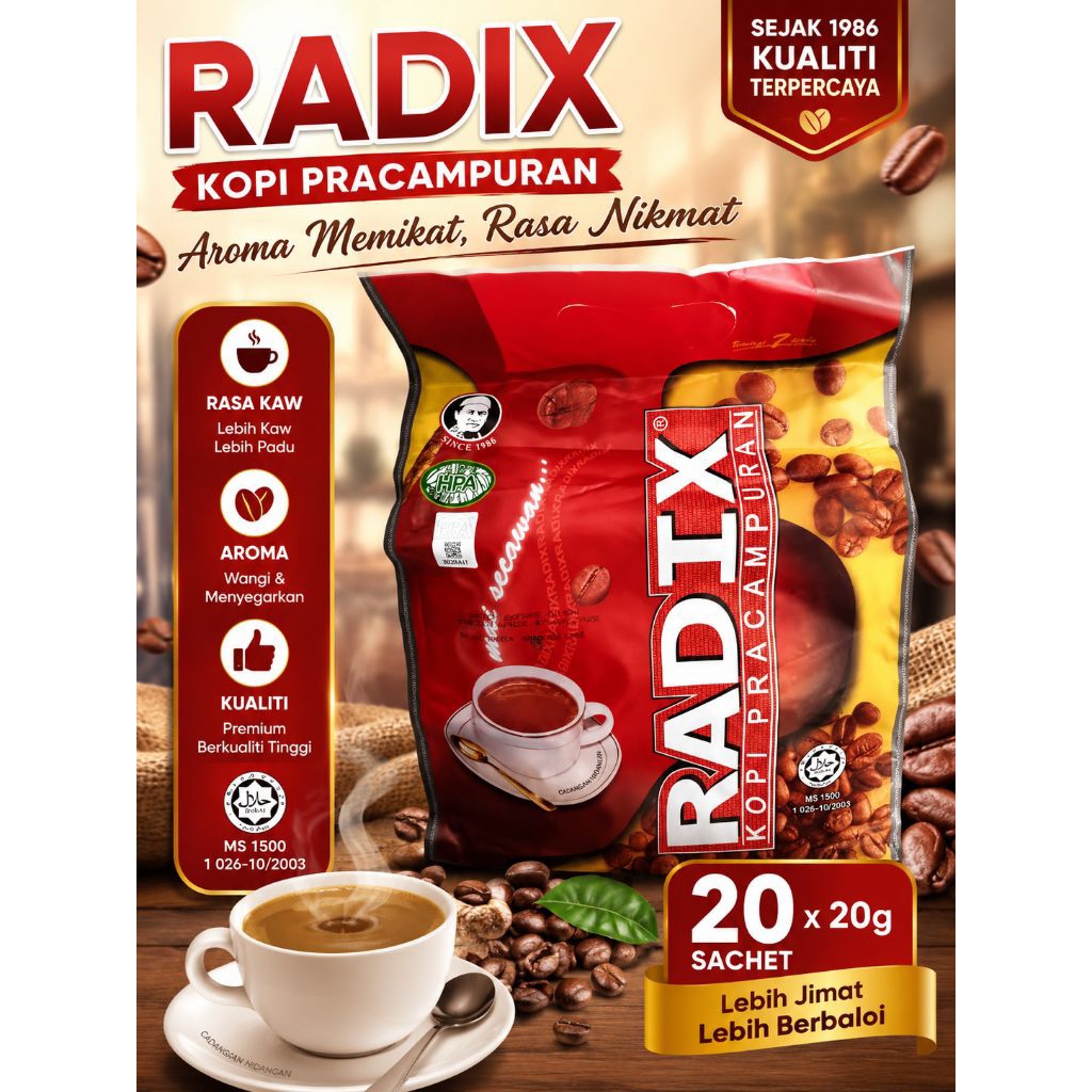 Kopi Radix Jumbo 32 HPAI International