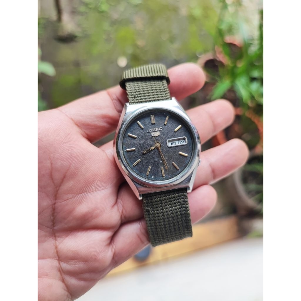 jam original seiko 5 antik bekas