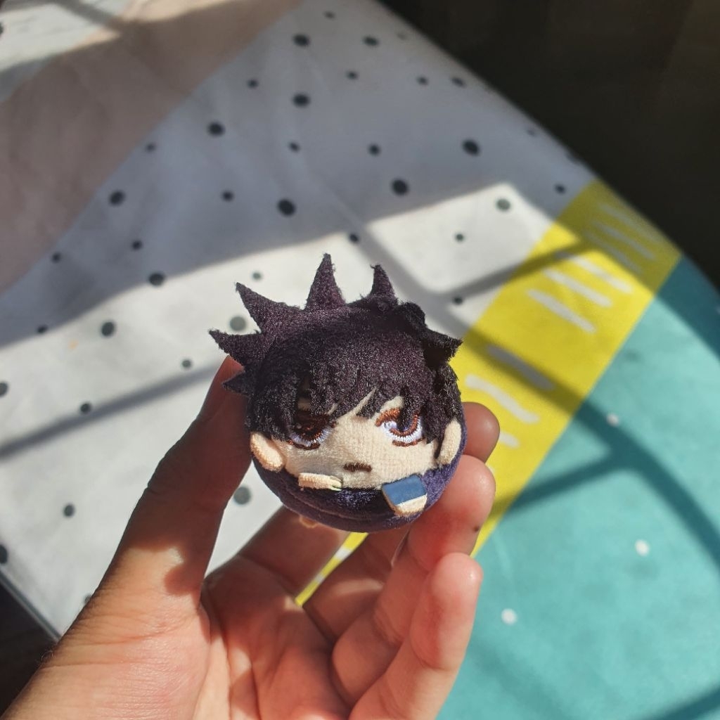 Jujutsu Kaisen Mamekororin Mini Plush Doll Keychain Bagcharm Official Merchandise - Megumi Fushiguro