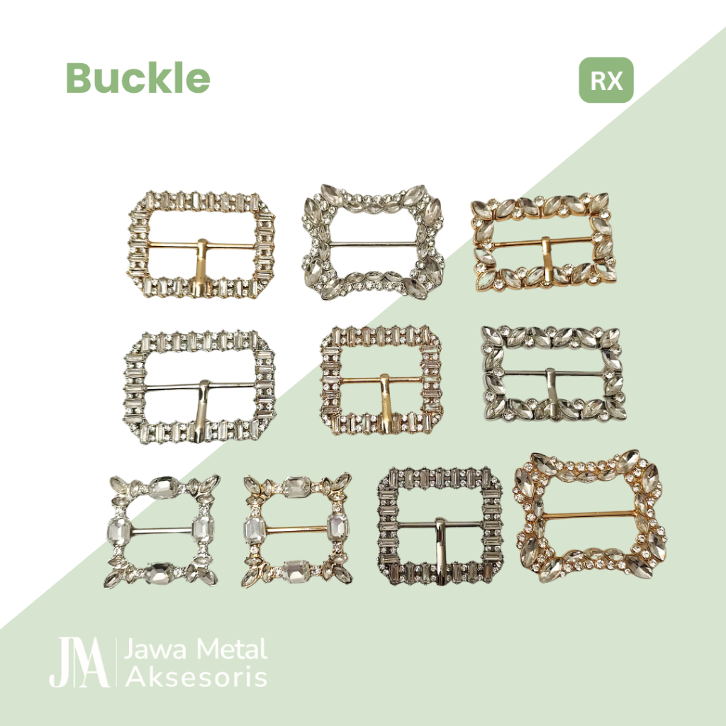 Buckle Tas Belt Ikat Pinggang Gold Silver Ring Jarum Gesper Tas JMA Alloy Buckle RX