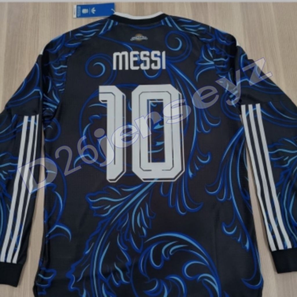 Jersey ArgGentTinNaA_ Away Long sleeves Longsleeve Lengan Panjang Piala Dunia World Cup 2026 + Cetak