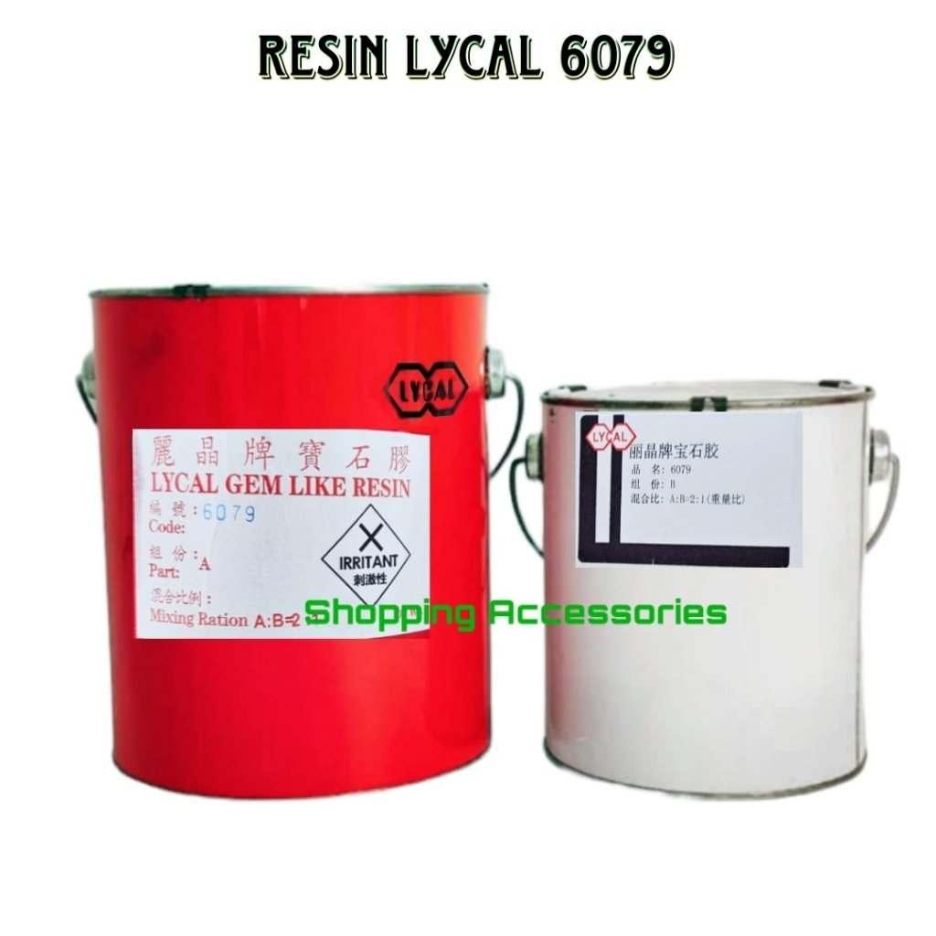 Resin bening Lycal flexible dgn Katalis - LENTUR Lycal 6079 - 6 kg
