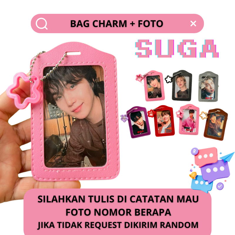 Photocard Holder Sintetis Free PC BTS Card Holder