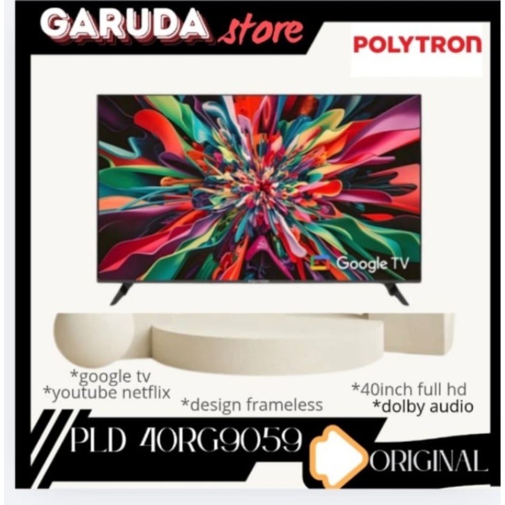POLYTRON PLD 40RG9059 GOOGLE TV CINEMAX TV 40inch android tv