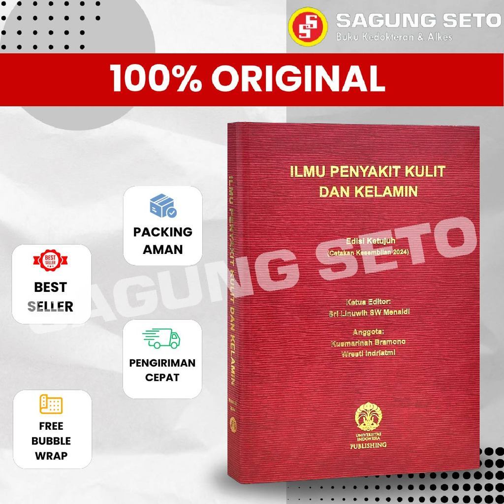 ( BUKU GEDE ) ILMU PENYAKIT KULIT DAN KELAMIN UI EDISI 7  TAHUN 2026 - KULKEL UI / BUKU KULIT UI