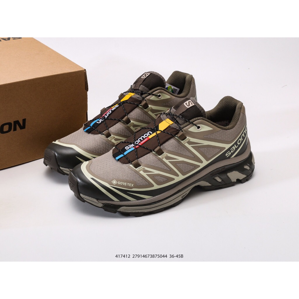 Salomon XT 6 Goretex Low Brown Khaki