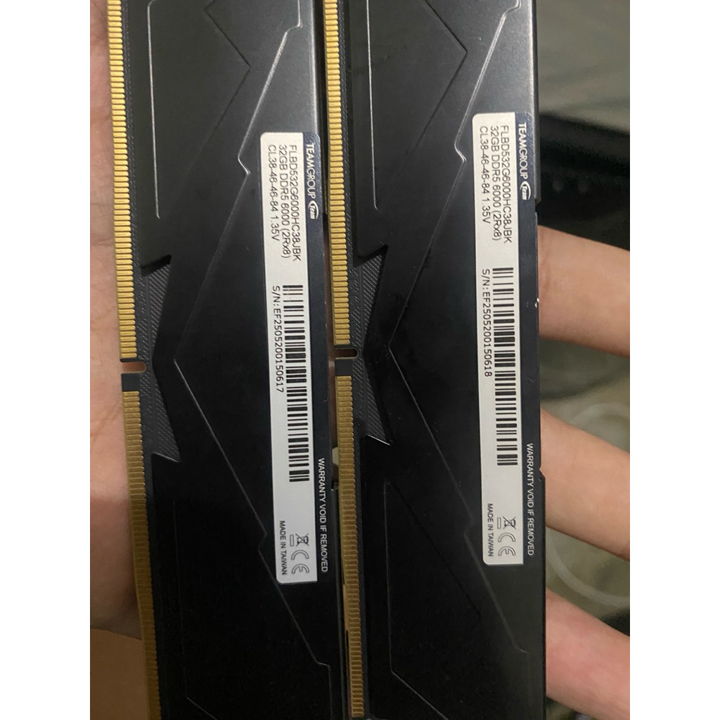 RAM 64gb DDR5 6000 mhz (32gbx2) TFORCE VULCAN