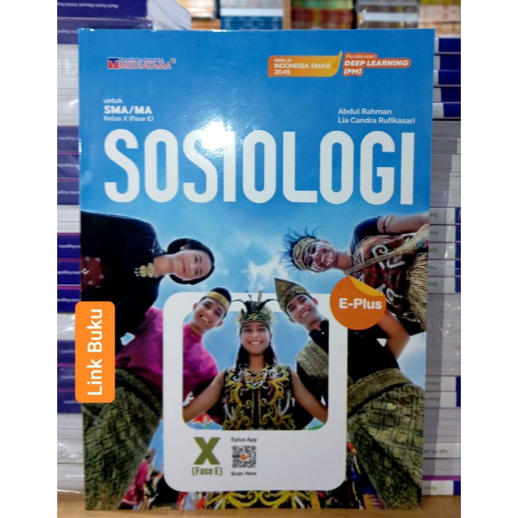 Buku E Plus Sosiologi Kelas 10 SMA Kurikulum Merdeka Mediatama