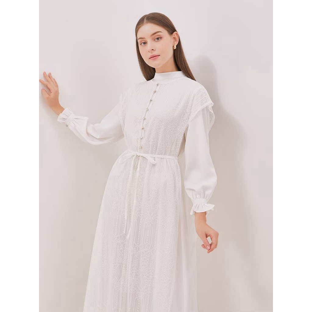 VALINO Gamis Putih Wanita