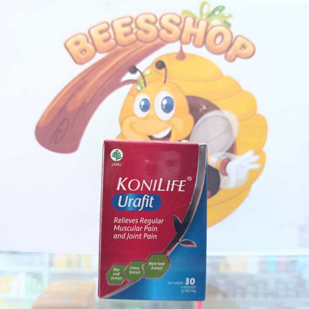 Konilife Urafit Food Supplement Botol 30 Alami Bebas Asam Urat, Halal