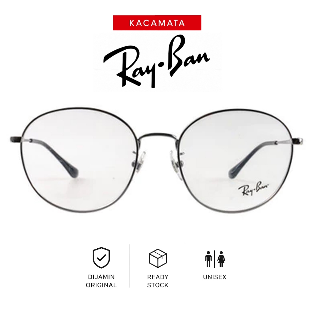 RAYBAN Frame Kacamata Plus Minus Pria Wanita Ori Unisex RB6475D-C2502-55