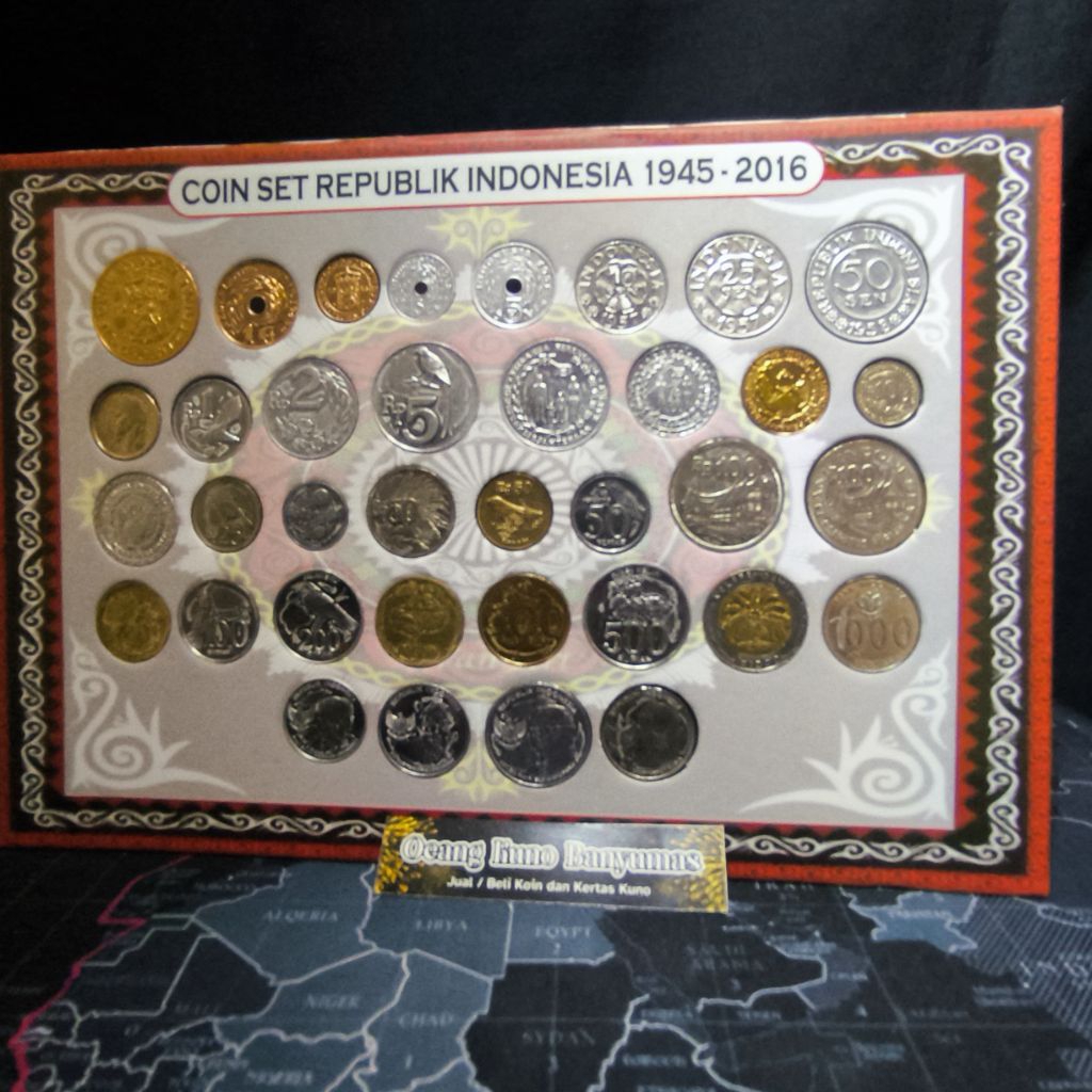 Koin Set/Coin Set Indonesia Tahun 1945-2016 With Folder