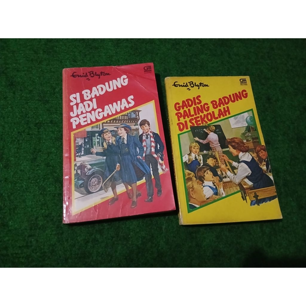 Novel Si badung jadi pengawas,enid blyton paket 2 buku