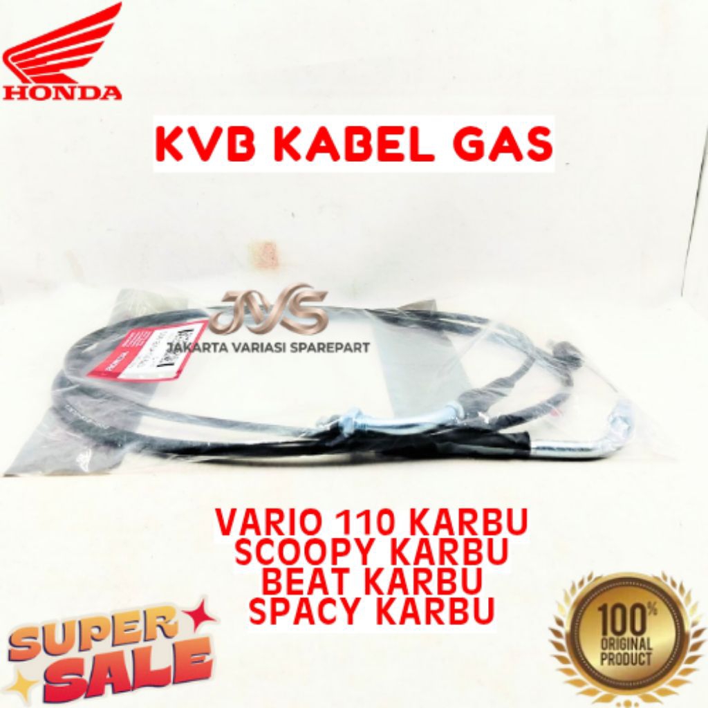 KABEL GAS KODE KVB, KABEL GAS VARIO 110 KARBU, KABEL GAS SCOOPY KARBU, KABEL GAS BEAT KARBU, KABEL G