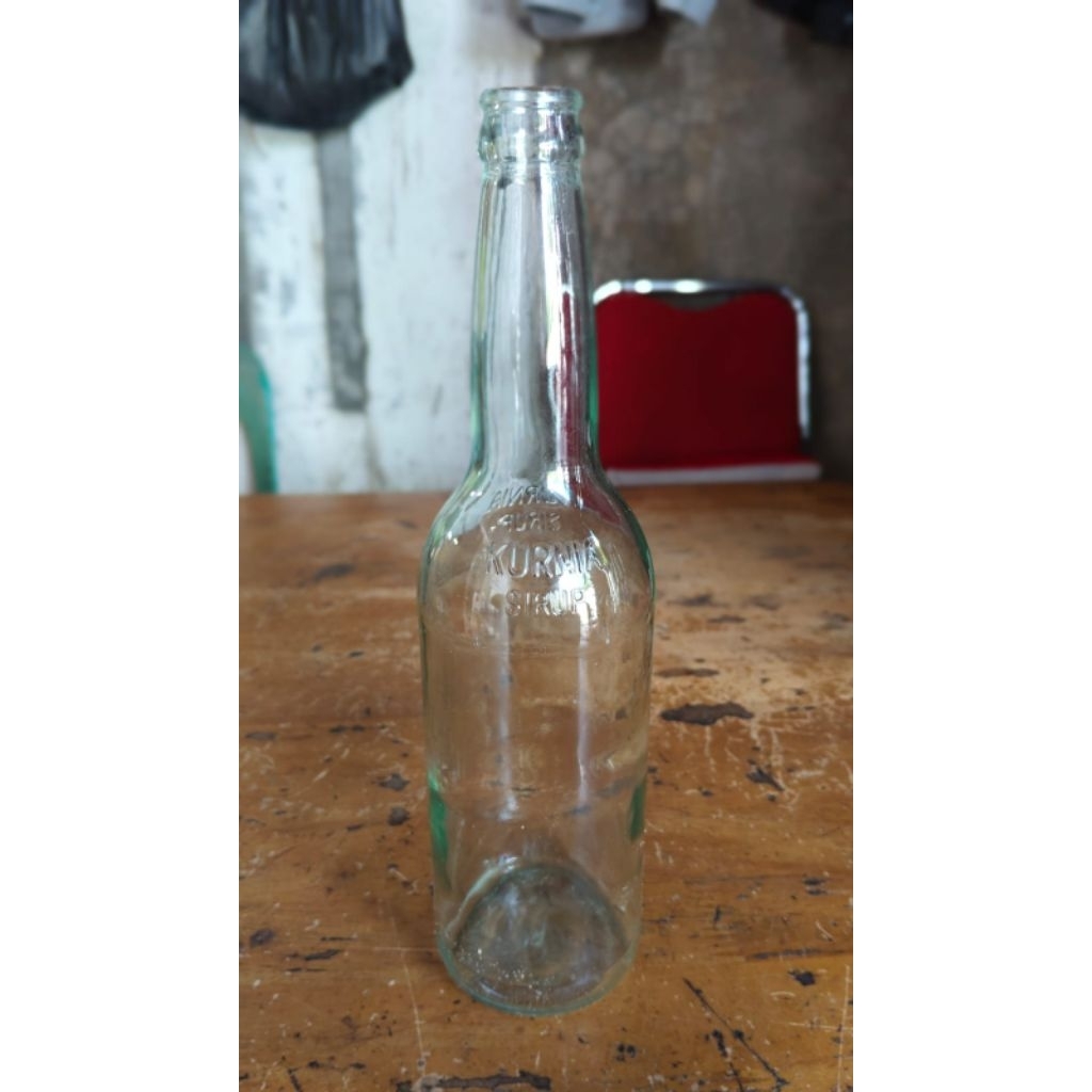 Botol Kaca Beling Bekas Sirup Kurnia 6pcs