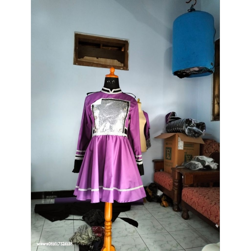 kostum pasukan mayoret