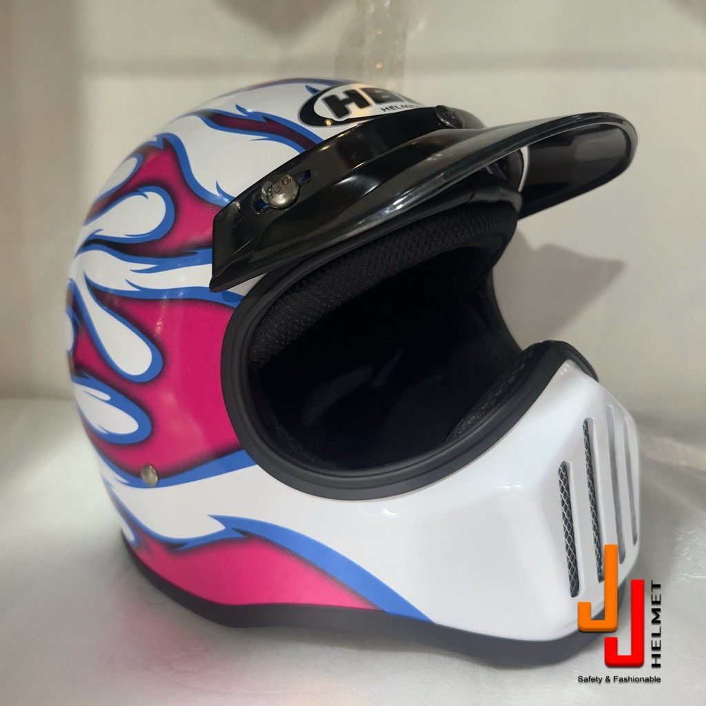 Helm HBC Cakil Corak + Pet  (100% Original HBC)