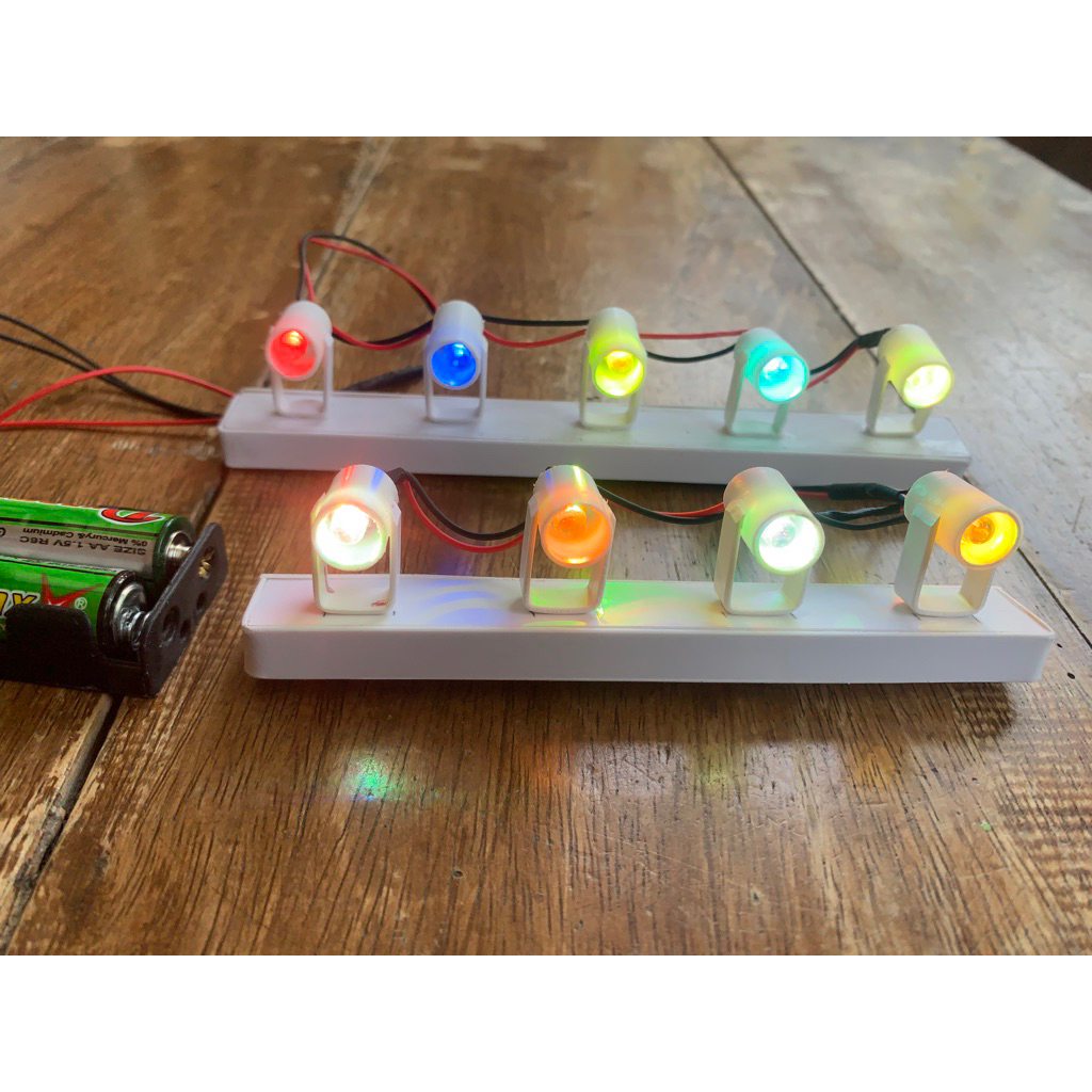Lighting Beam/Lampu HEAD BEAM RGB Miniatur Sound Horeg Mini Lampu 5 mm ( HARGA DI ATAS BELUM TERMASU