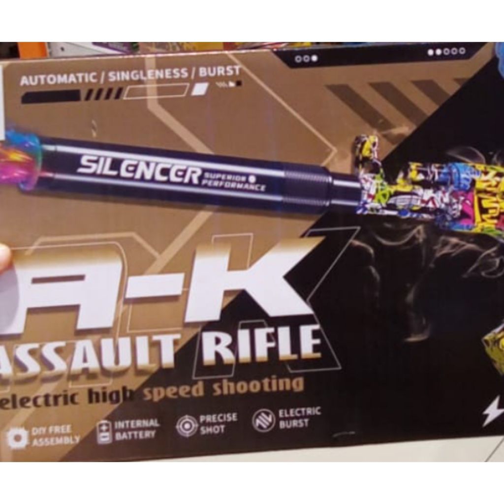Mainan anak electric toy wgb AK water gel blast original