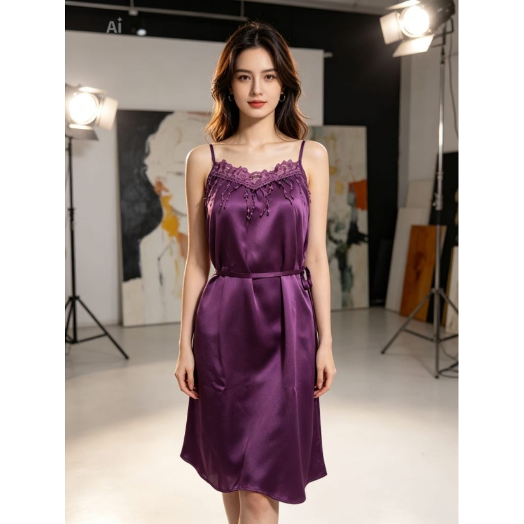 Daster/baju tidur Wanita Satin Import XXL KODE 806