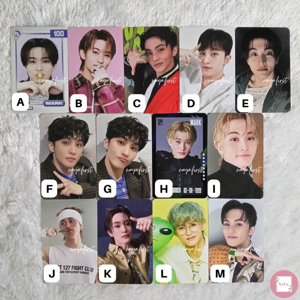 Photocard Official Mark The Dream Show 4 Finale, Season's Greetings, BTTF, The FirstFruit, SMTOWN, D