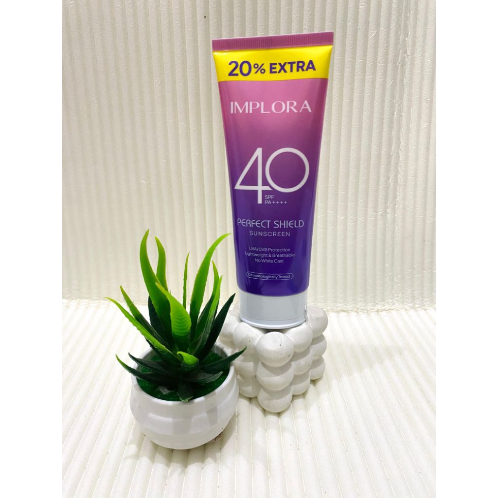 Implora [ED 2030] Sunscreen SPF40 PA++++ 60ml - Melindungi Kulit dari UVA & UVB