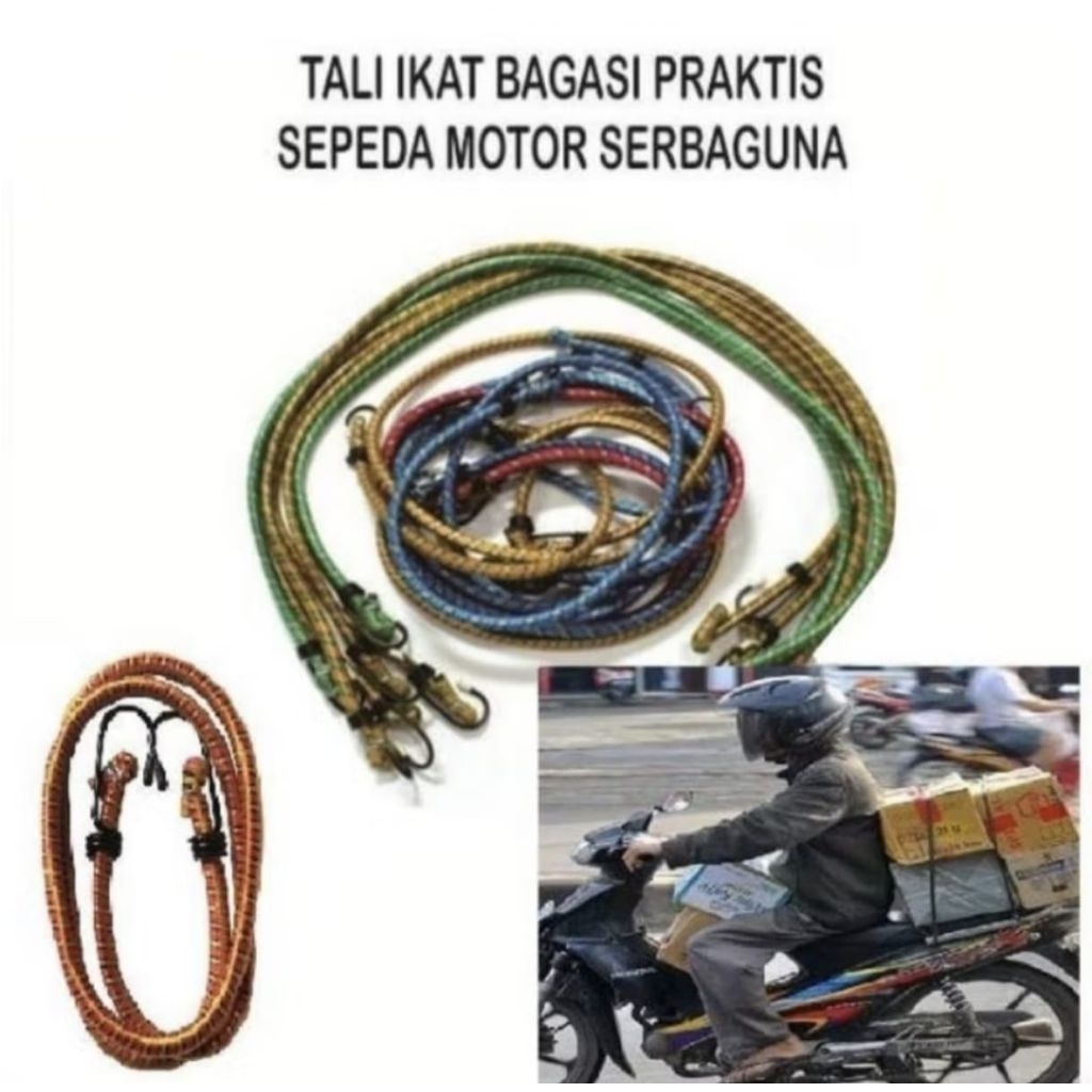 tali pengikat barang/helm motor - tali pengikat barang