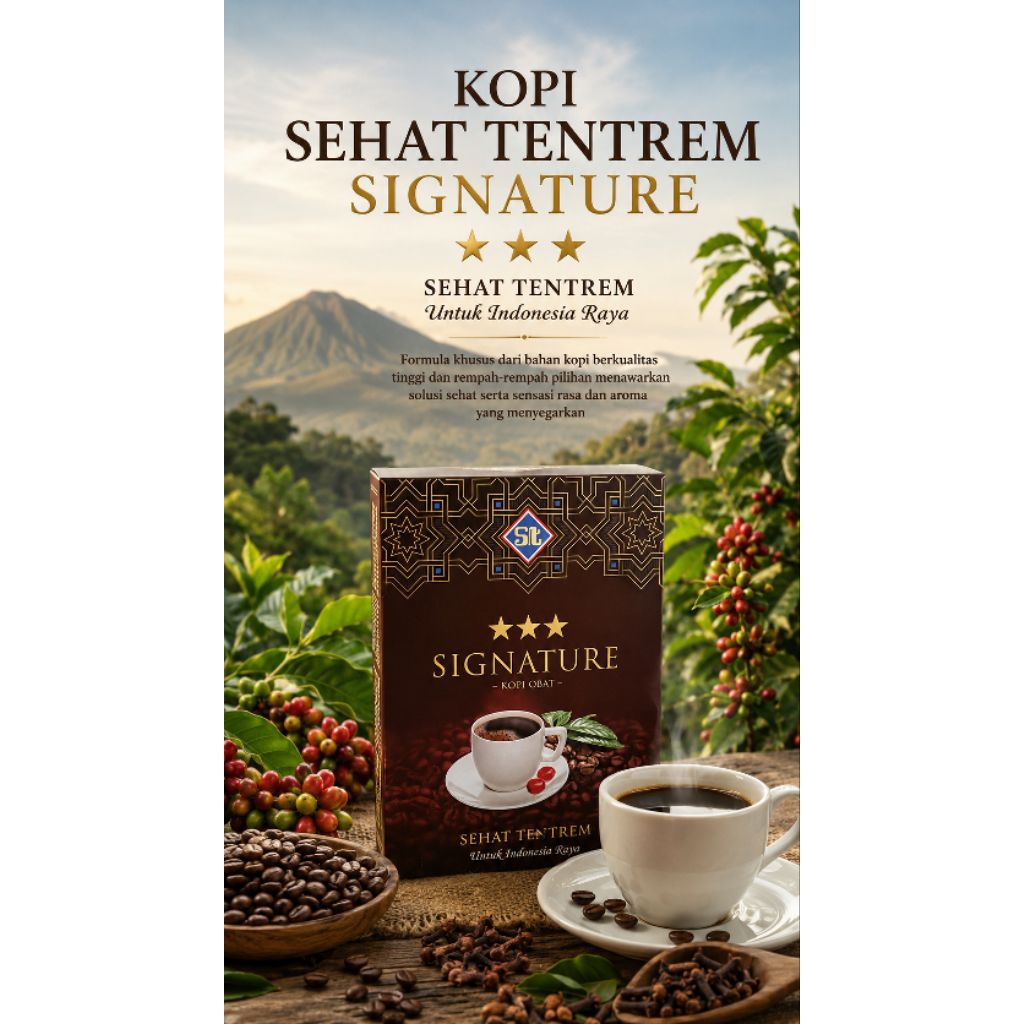 KOPI SEHAT TENTREM SIGNATURE KOPI OBAT