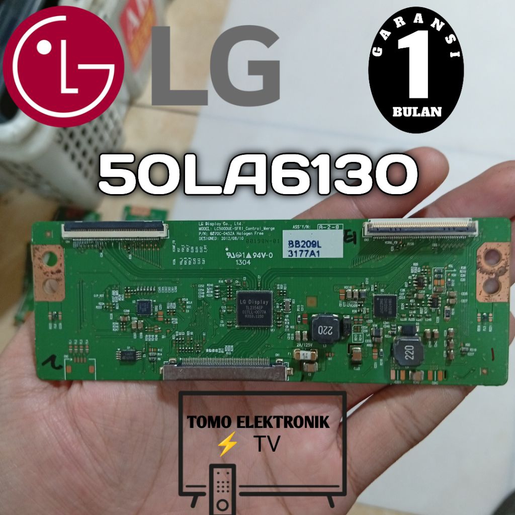 tkon tcon tv lg 50LA6130 mesin tv tikon lg 50 inch