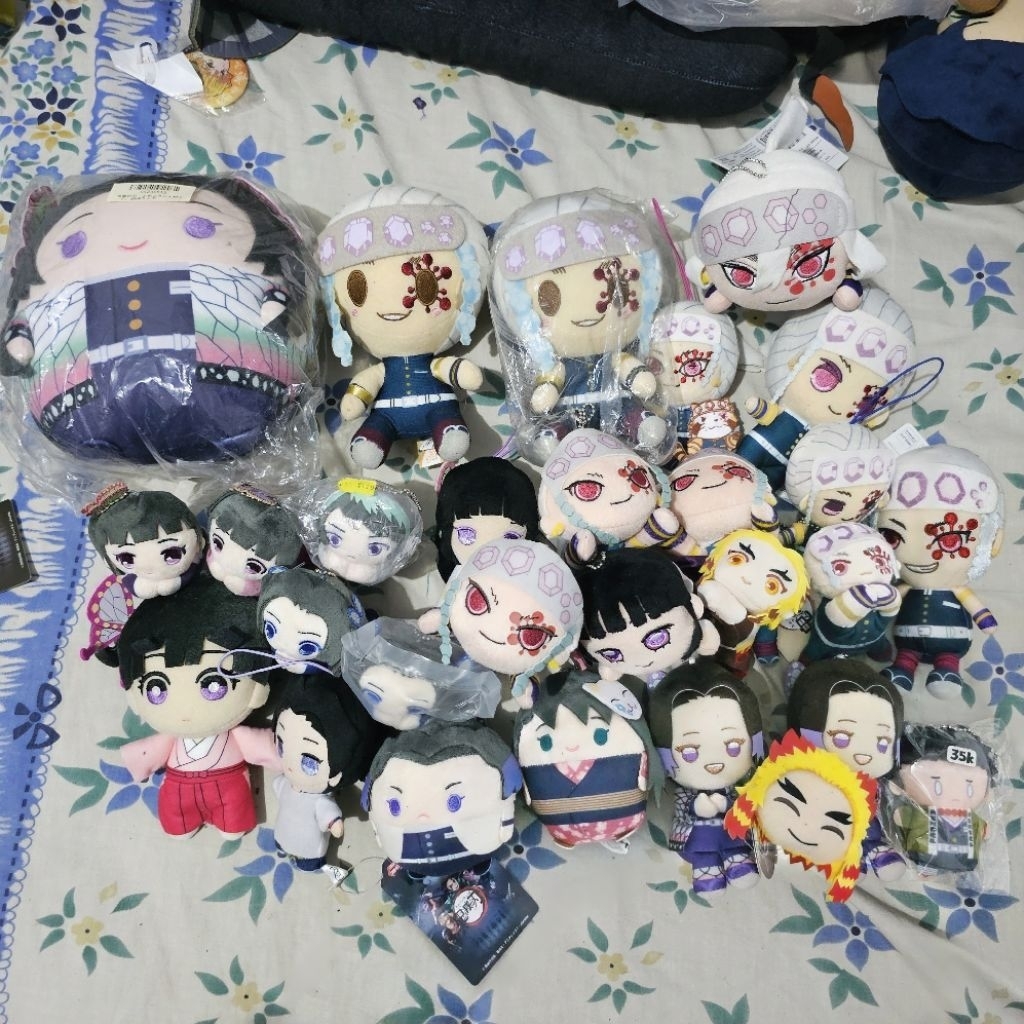 furyu banpresto sega nuigurumi plush kimetsu no yaiba kny hasira kanao shinobu kanae tengen yushiro 