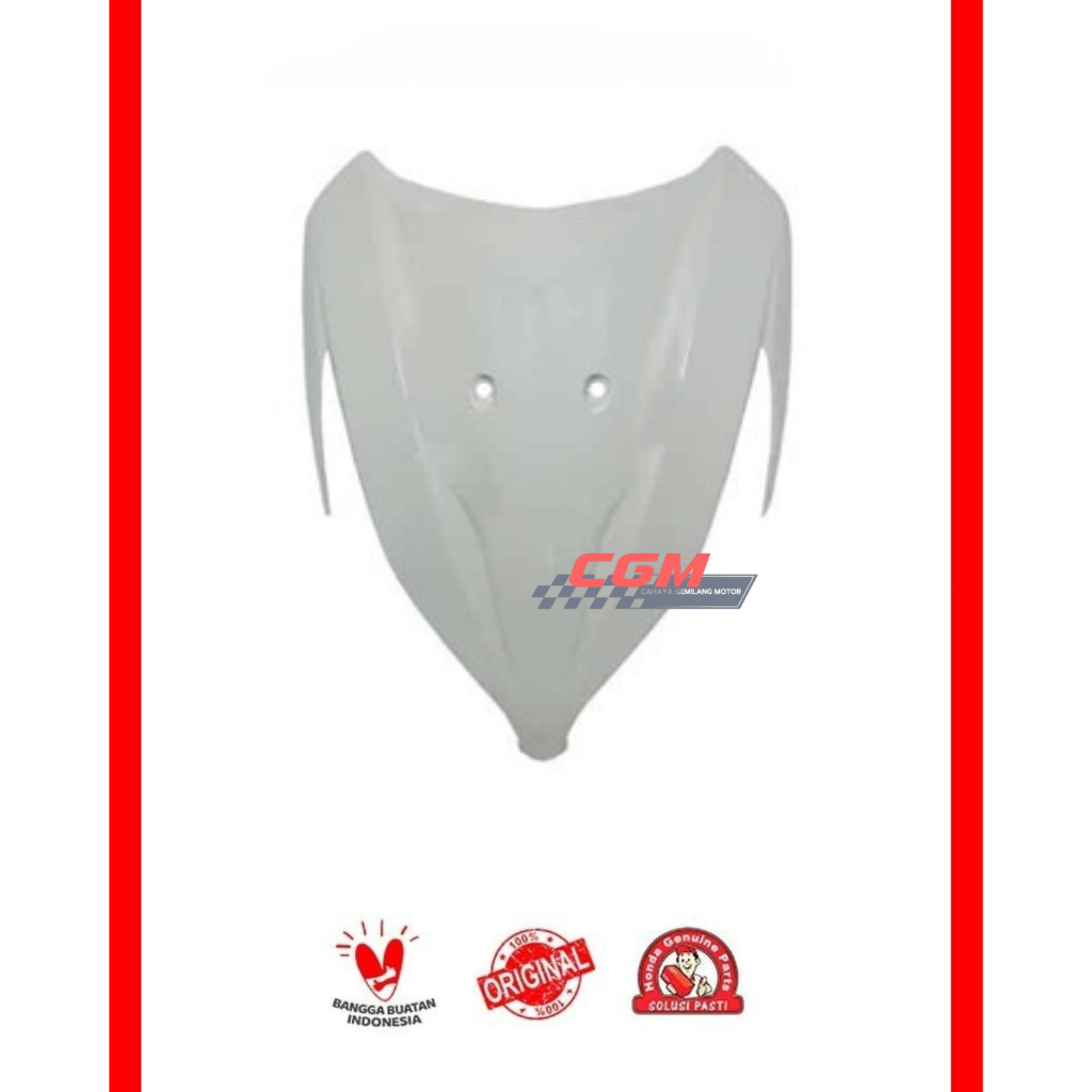 64301-K46-N00RSW Cover tameng panel lampu depan vario 110 esp 2015-2019 PUTIH SUSU ori ahm