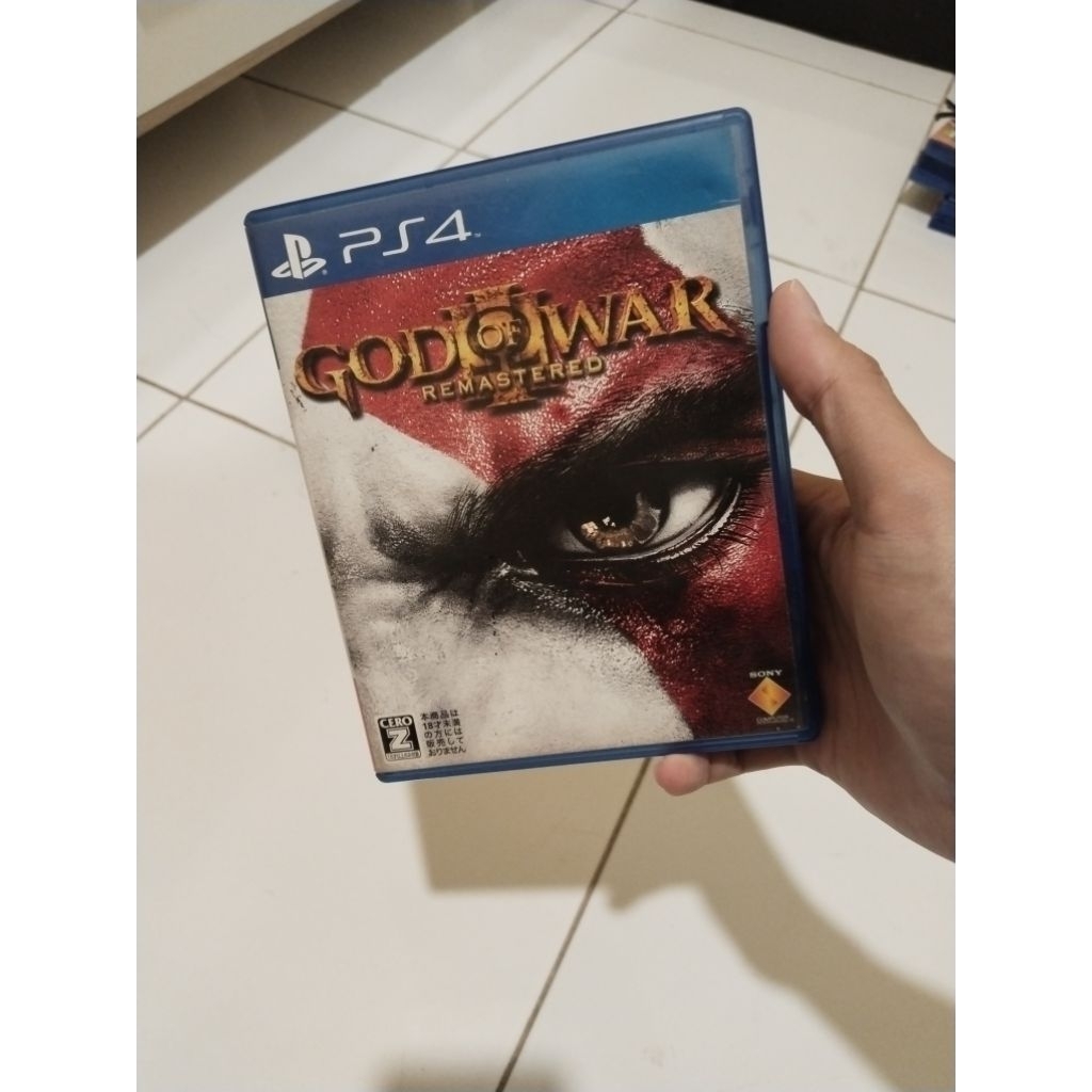 bd kaset ps4 god of war 3 III remastered gow 3 III gow3 remastered PlayStation 4 PlayStation4
