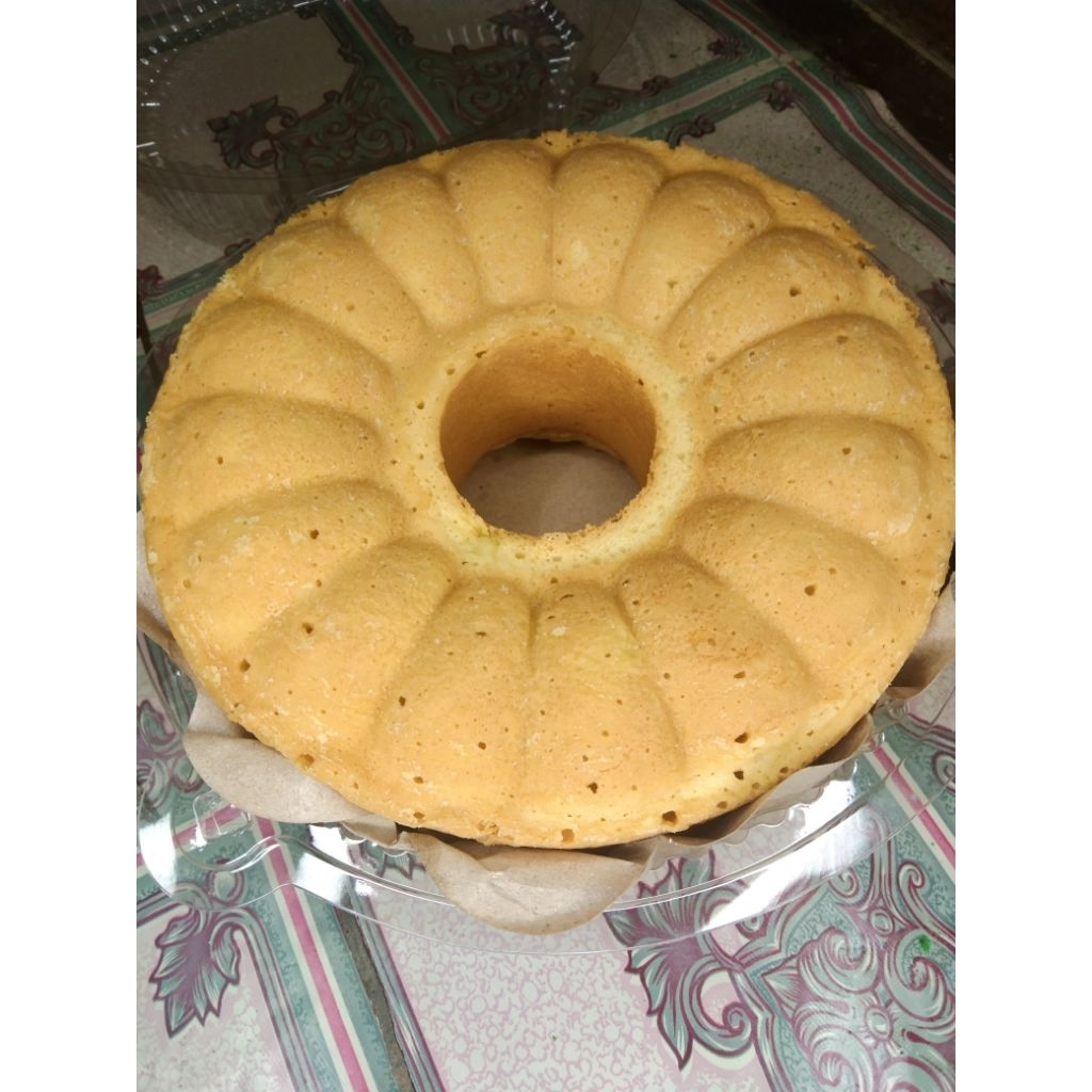 Bolu Susu Bakar Diameter 18cm Vacum Tanpa Mika | Bolu Susu | Bolu Jadul | Bolu Bandung