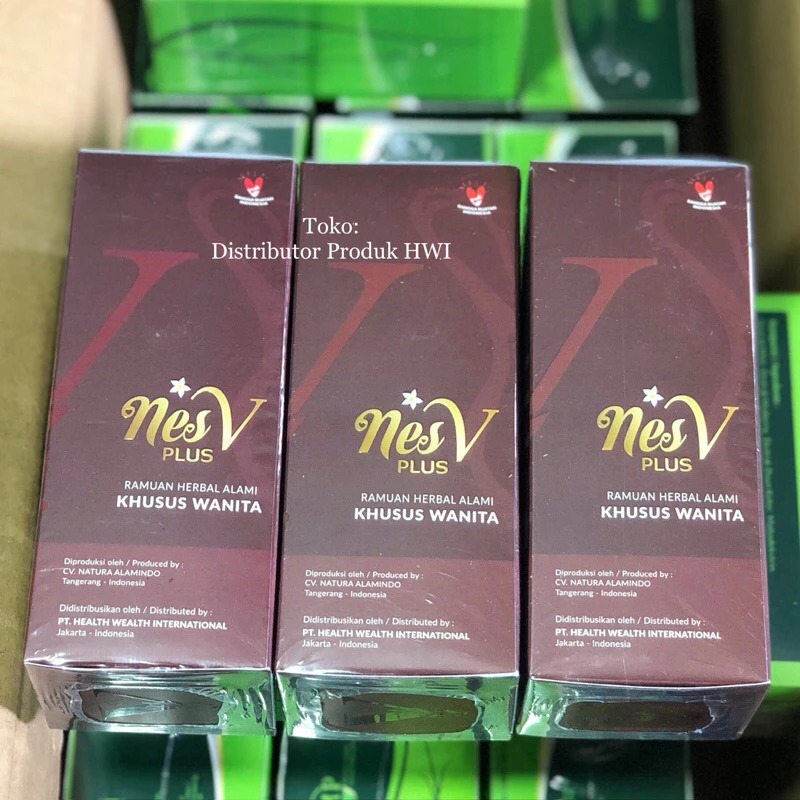 Nes V HWI Original BPOM Asli - NesV PLUS Madu Herbal Wanita Jamu Kewanitaan Perawatan miss v rapet