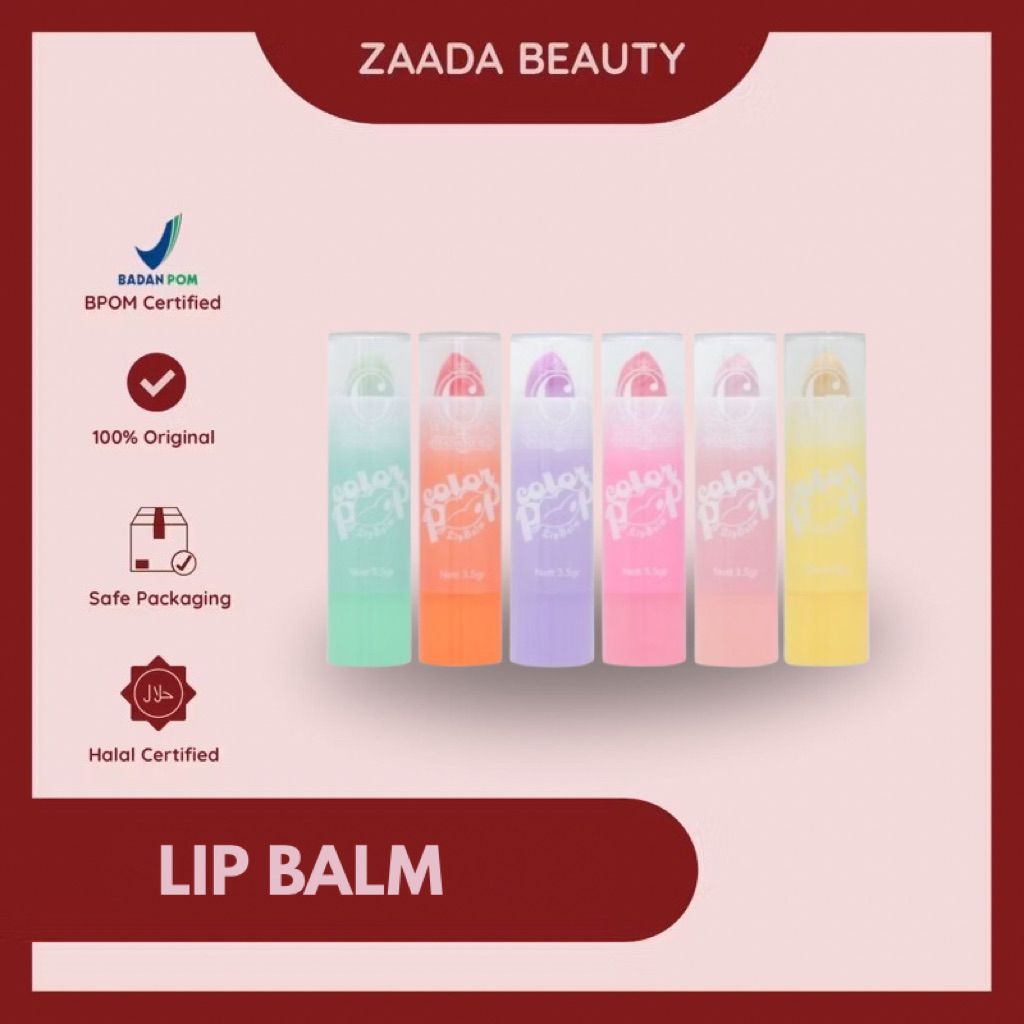 Madame Gie Lip Balm Color Pop | Madame Gie Lip balm | Madame Gie Lip Balm Color Pop