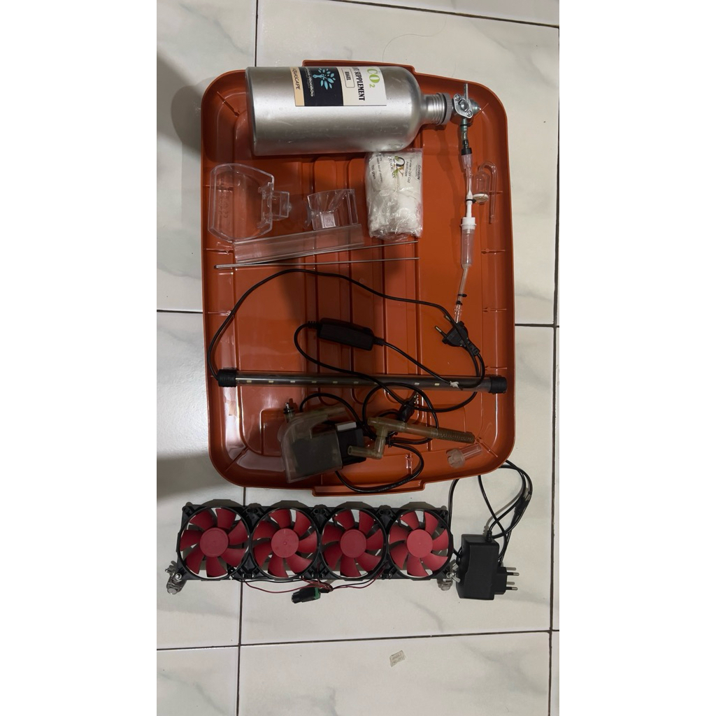 Kipas dan tabung co2 diy