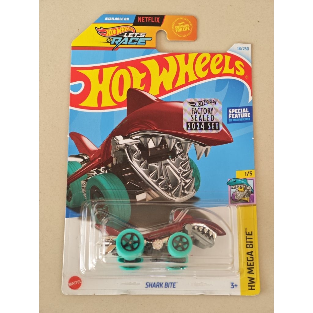 hot wheels shark bite factory shield
