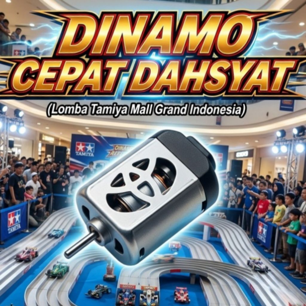 DINAMO KILIKAN SETAN TAMIYA CEPAT DASYAT (SPEED 90+ KM/JAM)