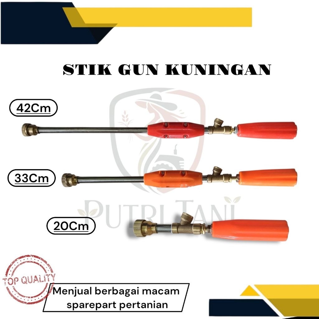 STIK GUN KUNINGAN, STIK MODEL SANCHIN SEMPROTAN CUCI MOTOR