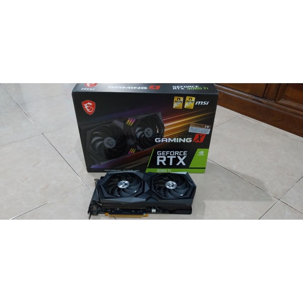 VGA MSI RTX 3060 Ti Gaming X 8GB LHR Dual Fan