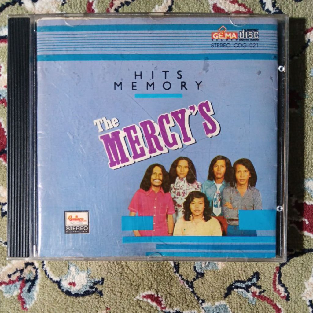 CD HITS MEMORY THE MERCY'S (PRESS LAMA)