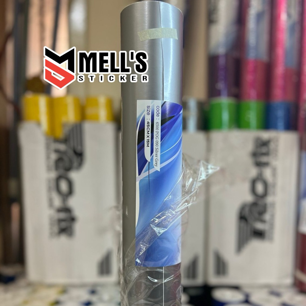 stiker skotlet silver glossy