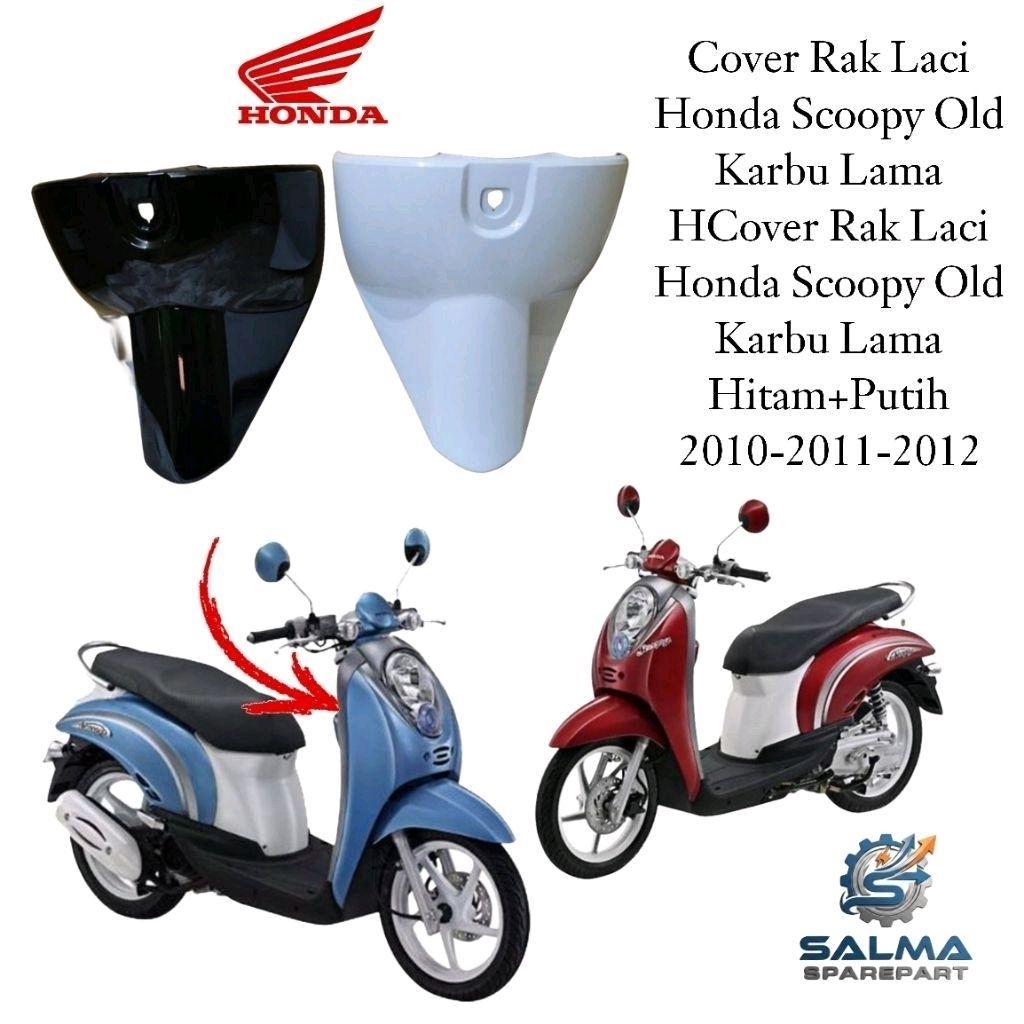 Cover Rak Laci Scoopy Karbu Lama|Rak Laci Motor Honda Scoopy Old 2010_2013