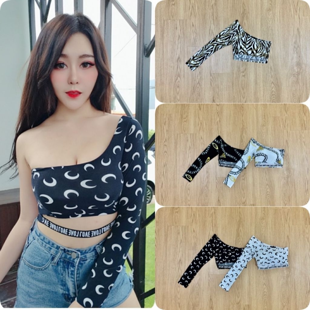 tarzan croptop import wanita