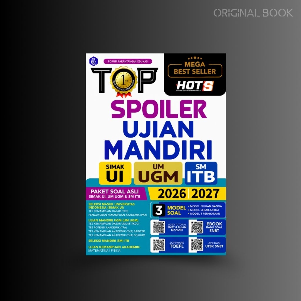TOP SPOILER UJIAN MANDIRI SIMAK UI, UM UGM, SM ITB 2026/2027