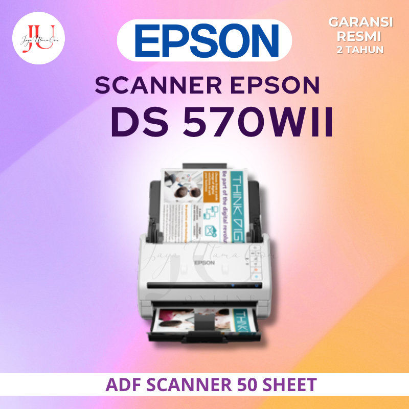 EPSON Scanner DS-570WII DS 570W ADF Duplex Wifi