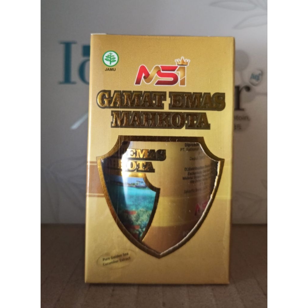 Gamat Emas Mahkota MSI Isi 50 Kapsul Original Gamat Teripang Emas